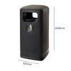 Outdoor Litter Bin - 100 Litre