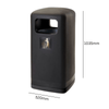 Outdoor Litter Bin - 100 Litre