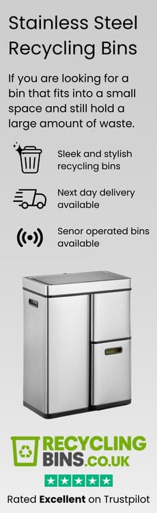 Stainless Steel Recycling Bins