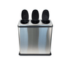 Push Lid Triple Recycling Station - 3 x 15L