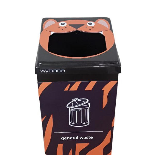 Novelty Tiger General Waste Bin - 60 Litre