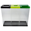 Triple Clear Recycling Station - 2 Sizes Available