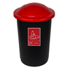 Round Push Lid 50L Recycling Bin