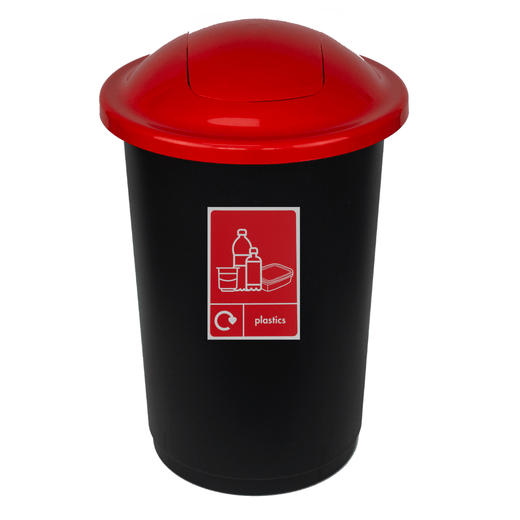 Round Push Lid 50L Recycling Bin