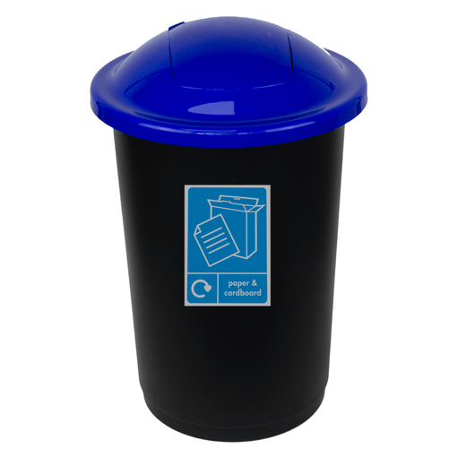 Round Push Lid 50L Recycling Bin