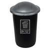 Round Push Lid 50L Recycling Bin