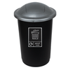 Round Push Lid 50L Recycling Bin