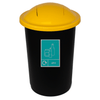 Round Push Lid 50L Recycling Bin