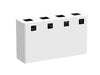 Venus Quad Recycling Bin - 4 x 60L