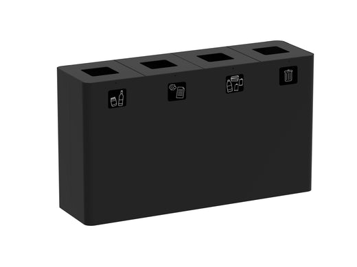 Venus Quad Recycling Bin - 4 x 60L