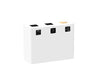 Venus Trio Recycling Bin - 3 x 60L