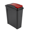 25 Litre Recycling Bin and Lid with Recycling Sticker