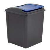 50 Litre Recycling Bin and Lid with Recycling Sticker