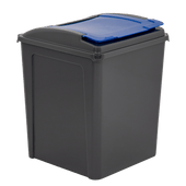 50 Litre Recycling Bin and Lid with Recycling Sticker