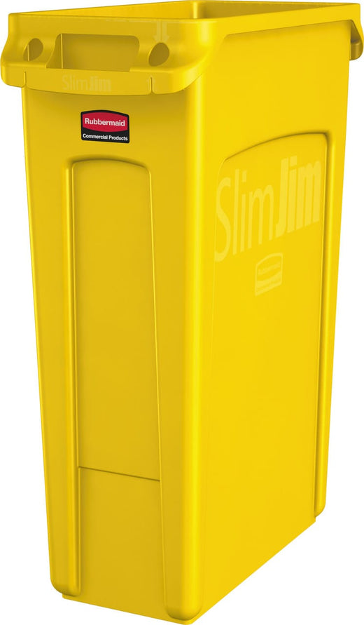 Slim Jim Waste Container with Venting Channels - 87 Litres