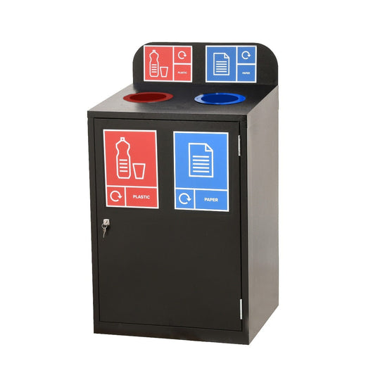 Zeus 2 Bay Recycling Station - 160 Litre (80 Litres per Bay)