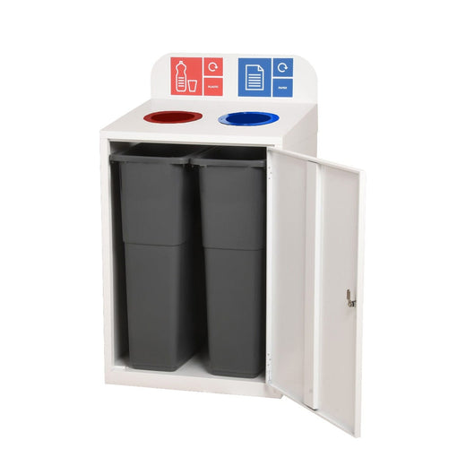 Zeus 2 Bay Recycling Station - 160 Litre (80 Litres per Bay)