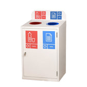 Zeus 2 Bay Recycling Station - 160 Litre (80 Litres per Bay)