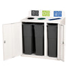 Zeus 3 Bay Recycling Station 240 Litre (80 Litres per Bay)