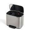 Brabantia Bo 2 Compartment Pedal Bin - Available in 3 Colours