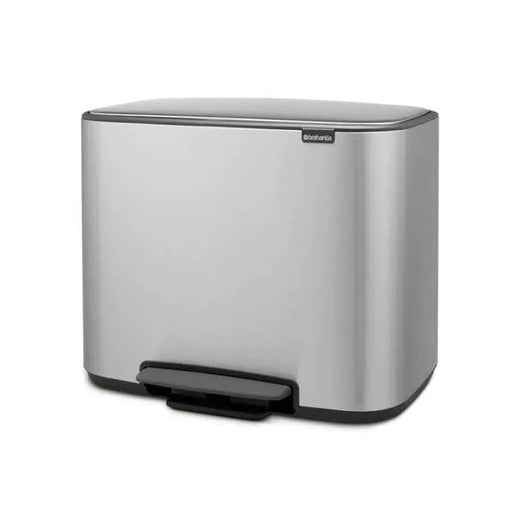 Brabantia Bo 2 Compartment Pedal Bin - Available in 3 Colours