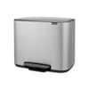Brabantia Bo 2 Compartment Pedal Bin - Available in 4 Colours