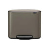 Brabantia Bo 2 Compartment Pedal Bin - Available in 4 Colours