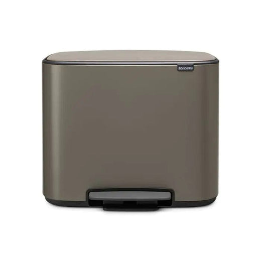 Brabantia Bo 2 Compartment Pedal Bin - Available in 4 Colours