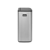 Brabantia Bo Touch 2 Compartment Recycling Bin - 2 x 30 Litre