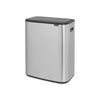 Brabantia Bo Touch 2 Compartment Recycling Bin - 2 x 30 Litre