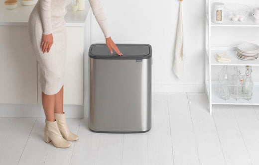 Brabantia Bo Touch 2 Compartment Recycling Bin - 2 x 30 Litre