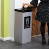 Single Box Cycle Recycling Bin - 60 and 80 Litre Available
