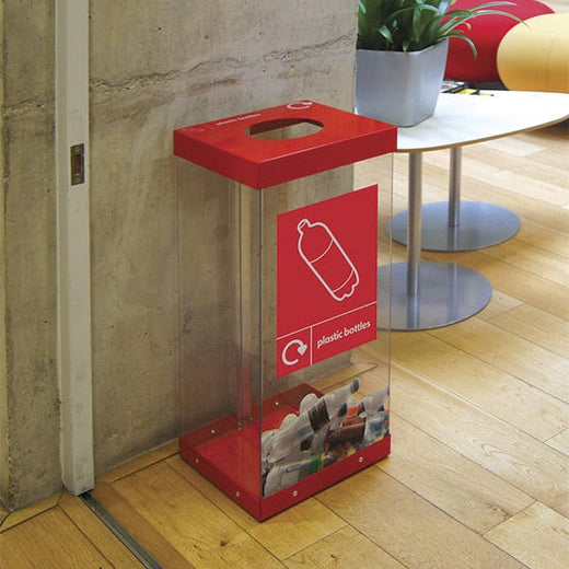 Single Box Cycle Recycling Bin - 60 and 80 Litre Available