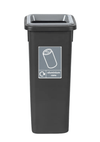 Black Freestanding Recycling Bin - Available in 3 Sizes