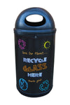Classic Blackboard Style Recycling Bin - 130 Litre