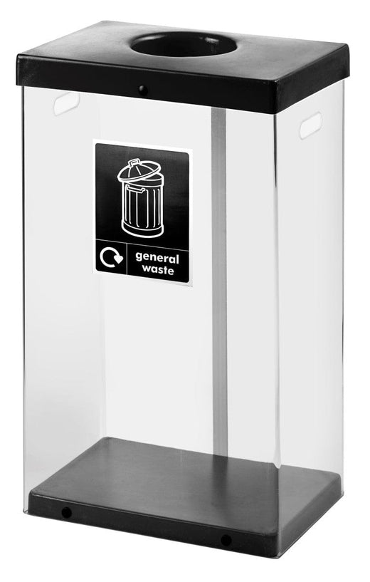 Clear Recycling Bins with Graphics - 60 & 80 Litre Available