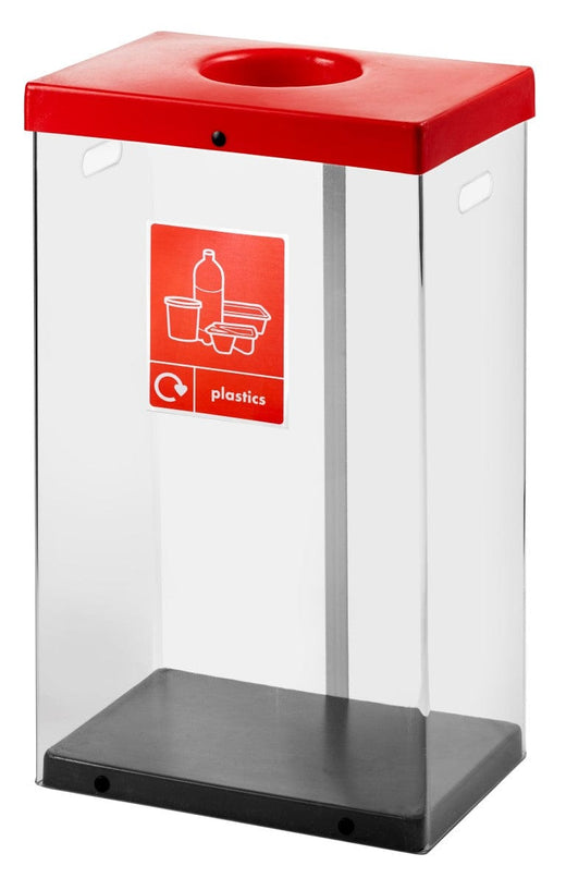 Clear Recycling Bins with Graphics - 60 & 80 Litre Available