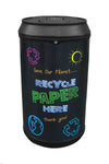 Blackboard Drinks Can Recycling Bin - 130 Litre