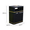 Outdoor Dual Recycling Bin - 160 Litre