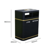 Outdoor Dual Recycling Bin - 160 Litre