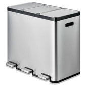 Ecocasa 3 Compartment Kitchen Recycling Bin - 3 x 20 Litre
