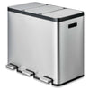 Ecocasa 3 Compartment Kitchen Recycling Bin - 3 x 20 Litre