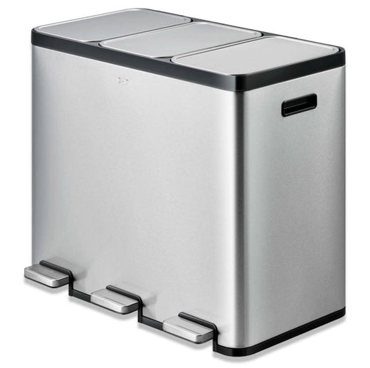 Ecocasa 3 Compartment Kitchen Recycling Bin - 3 x 20 Litre