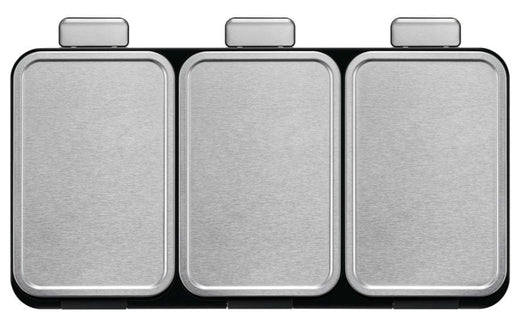 Ecocasa 3 Compartment Kitchen Recycling Bin - 3 x 20 Litre