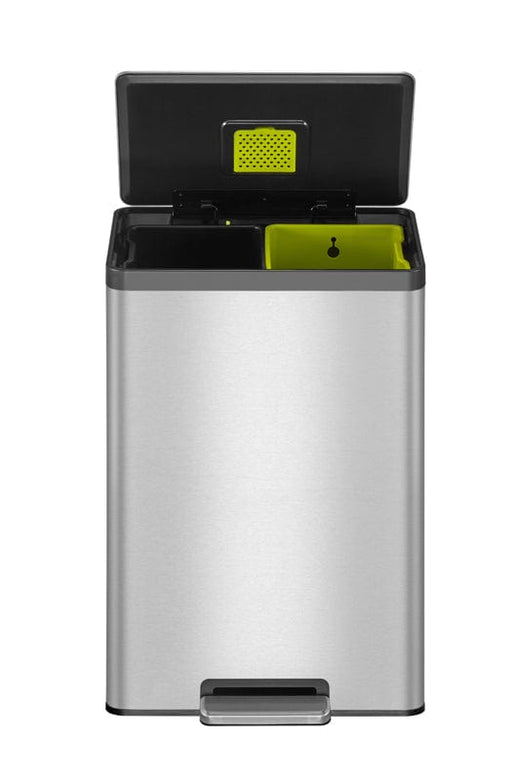 EcoCasa II Foot Pedal 2x20 Litre Recycling Bin