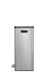 EcoCasa II Foot Pedal 2x20 Litre Recycling Bin