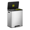 EcoCasa 2 Compartment Recycling Bin - 36 + 24 Litre