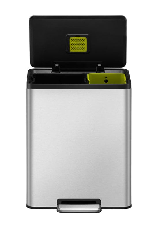 EcoCasa 2 Compartment Recycling Bin - 36 + 24 Litre
