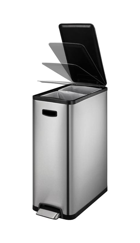 EcoSlim Foot Pedal 2x20 Litres Recycling Bin