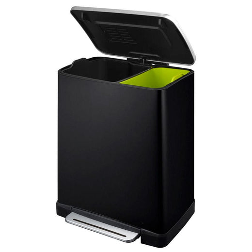 eko cube pedal bin Eko E-Cube Foot Pedal 10+9 Litres Recycling Bin